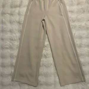 Aerie Cream Wide Leg Pants